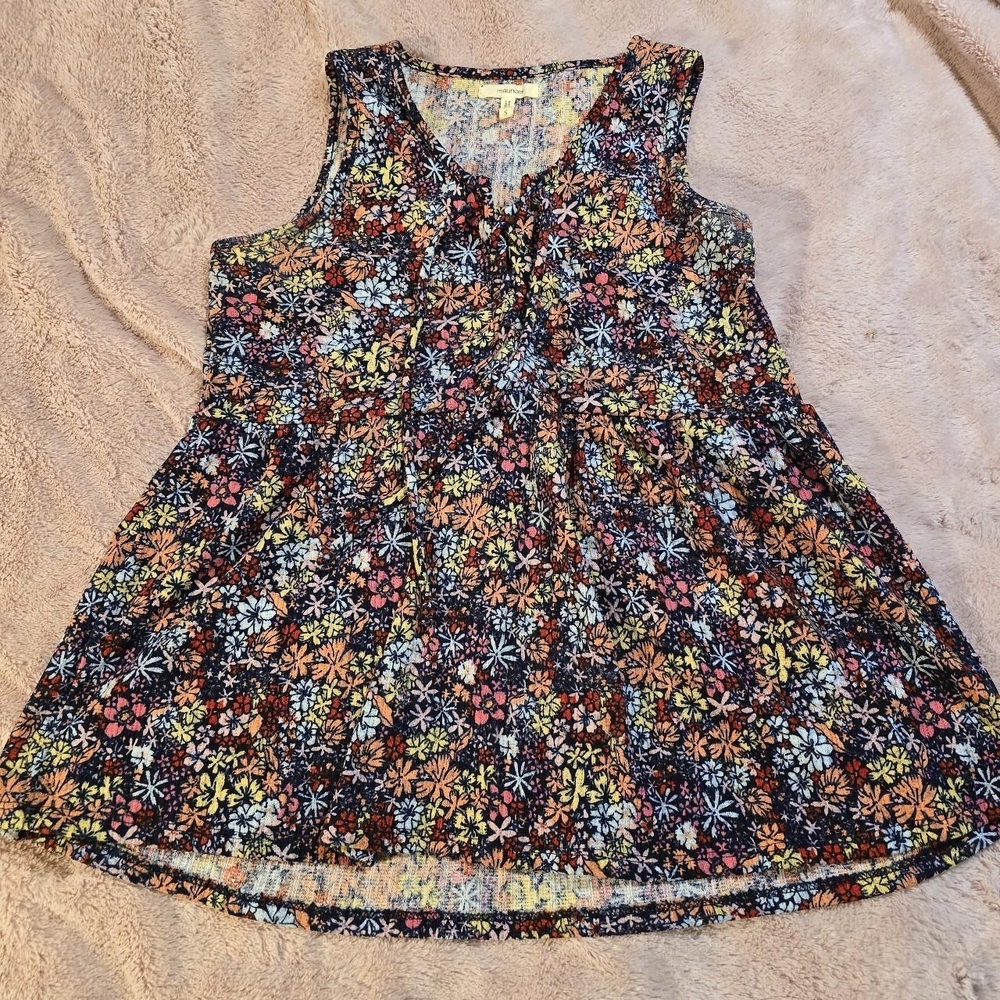Maurices Multicolor Floral Kids Dress